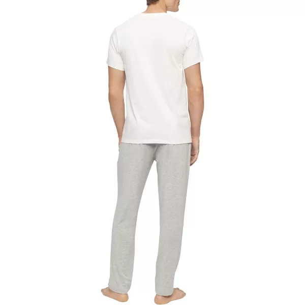 Calvin Klein Mens Cotton Classics 5Pack Undershirts5 White Vneck