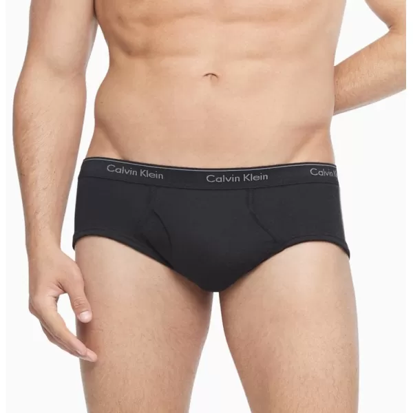 Calvin Klein Mens Cotton Classics 6Pack Brief6 Black