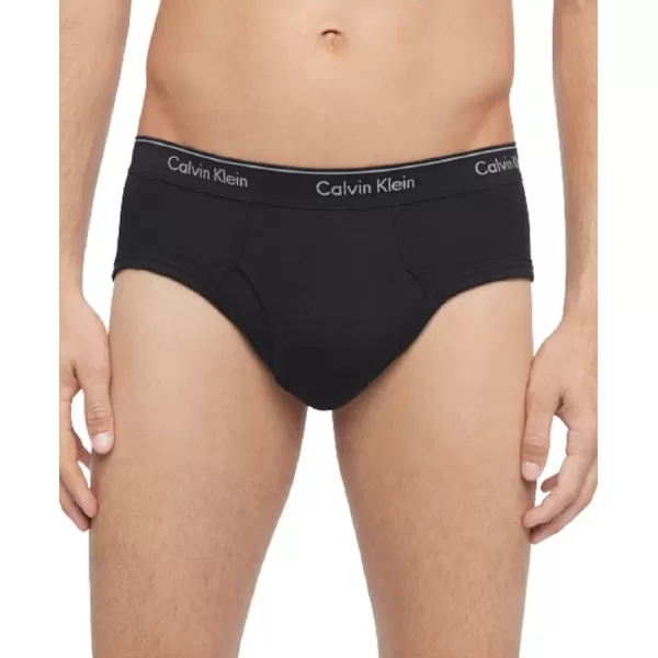 Calvin Klein Mens Cotton Classics 6Pack Hip Brief6 Black