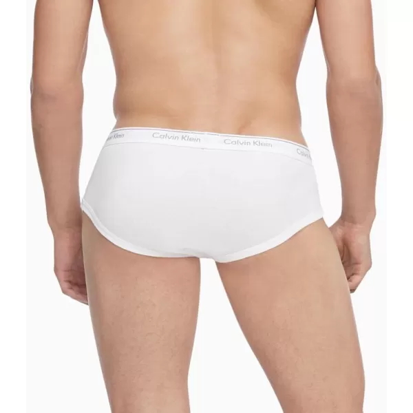 Calvin Klein Mens Cotton Classics 6Pack Hip Brief6 White