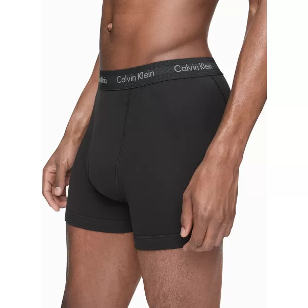 Calvin Klein Mens Cotton Classics 7Pack Boxer Brief7 Black