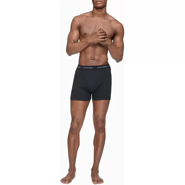 Calvin Klein Mens Cotton Classics 7Pack Boxer Brief7 Black