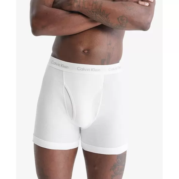 Calvin Klein Mens Cotton Classics 7Pack Boxer Brief7 White