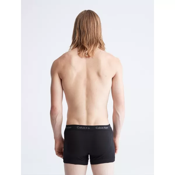 Calvin Klein Mens Cotton Classics 7Pack Trunk7 Black