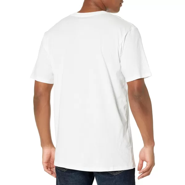 Calvin Klein Mens Cotton Classics Big amp Tall 3Pack Short Sleeve Undershirt3 White  Vneck