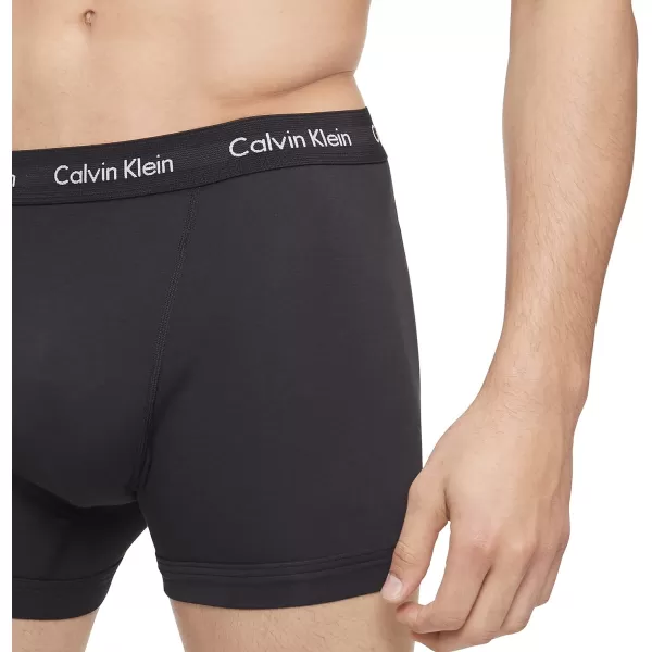 Calvin Klein Mens Cotton Stretch 3Pack Boxer Brief3 Black