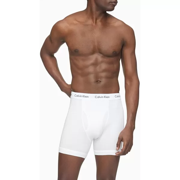 Calvin Klein Mens Cotton Stretch 5Pack Boxer Brief5 White