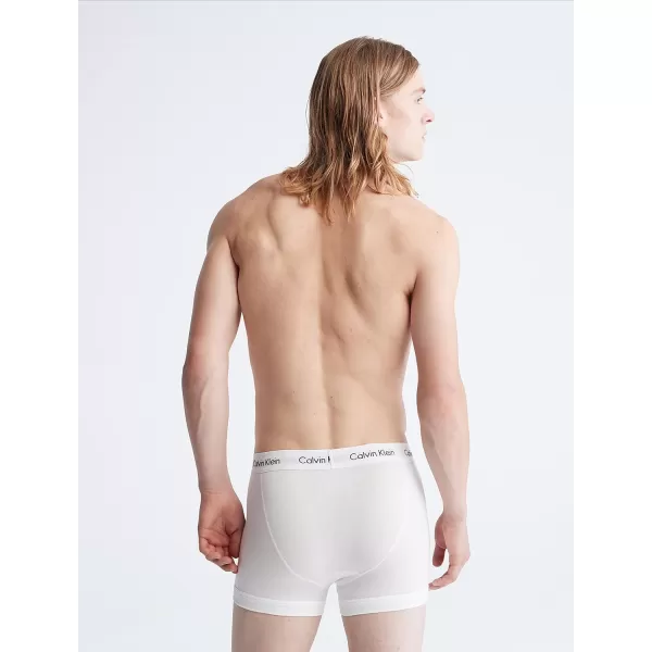 Calvin Klein Mens Cotton Stretch 7Pack Trunk7 White