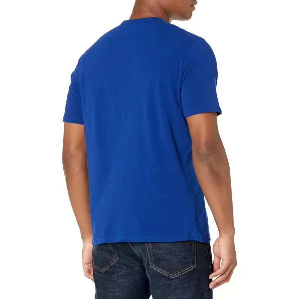 Calvin Klein Mens Cotton Stretch Lounge Short Sleeve CrewneckMidnight Blue