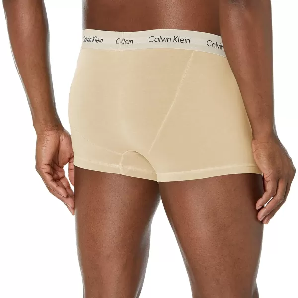 Calvin Klein Mens Cotton Stretch Mineral Dye Low Rise TrunkShell