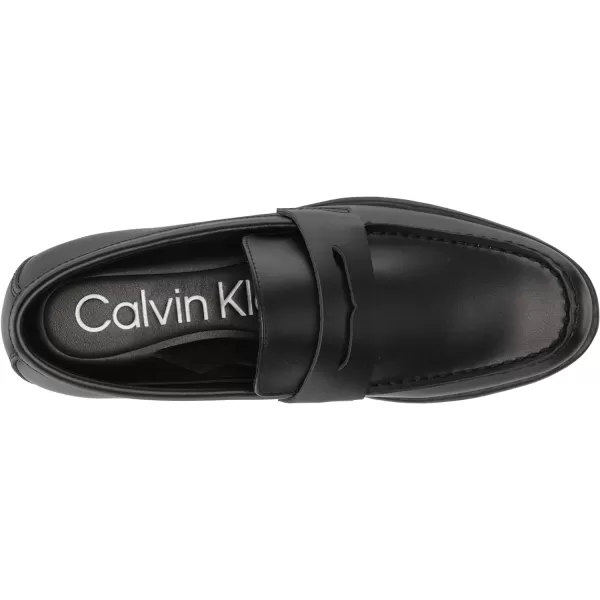 Calvin Klein Mens Crispo LoaferBlack Leather 004