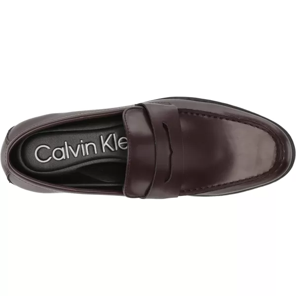 Calvin Klein Mens Crispo LoaferBordeaux Red 600