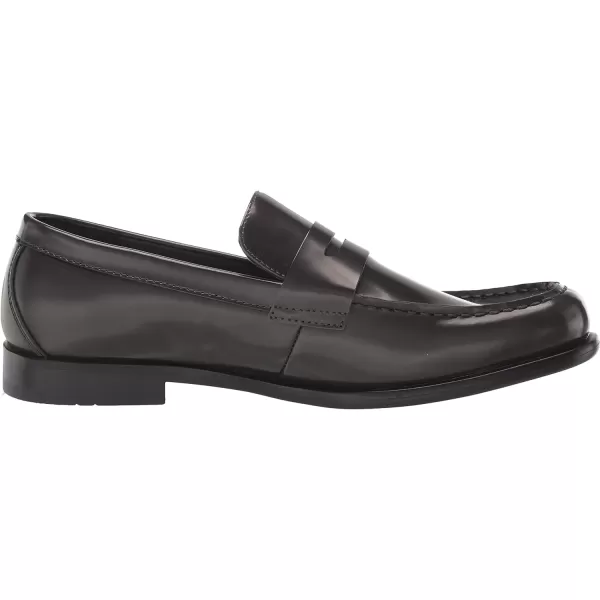 Calvin Klein Mens Crispo LoaferDark Grey Leather 021