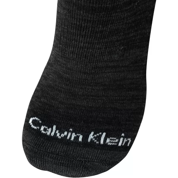 Calvin Klein Mens Cushioned Quarter Socks 6 PackAssorted