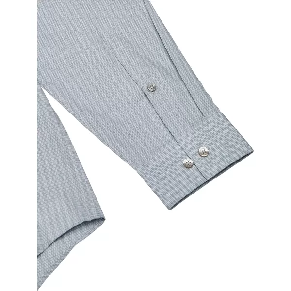 Calvin Klein Mens Dress Shirt Non Iron Stretch Slim Fit CheckSage