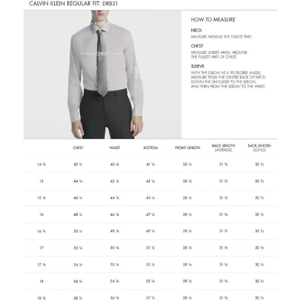 Calvin Klein Mens Dress Shirt Regular Fit Non Iron Herringbone French CuffBlack