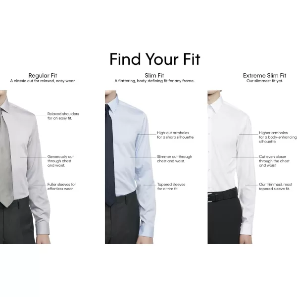 Calvin Klein Mens Dress Shirts Non Iron Regular Fit Stretch French CuffCalvin Klein Mens Dress Shirts Non Iron Regular Fit Stretch French Cuff