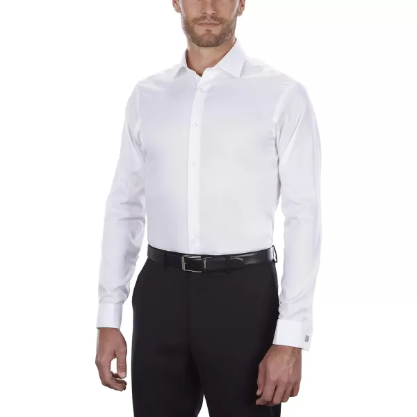 Calvin Klein Mens Dress Shirts Non Iron Regular Fit Stretch French CuffCalvin Klein Mens Dress Shirts Non Iron Regular Fit Stretch French Cuff