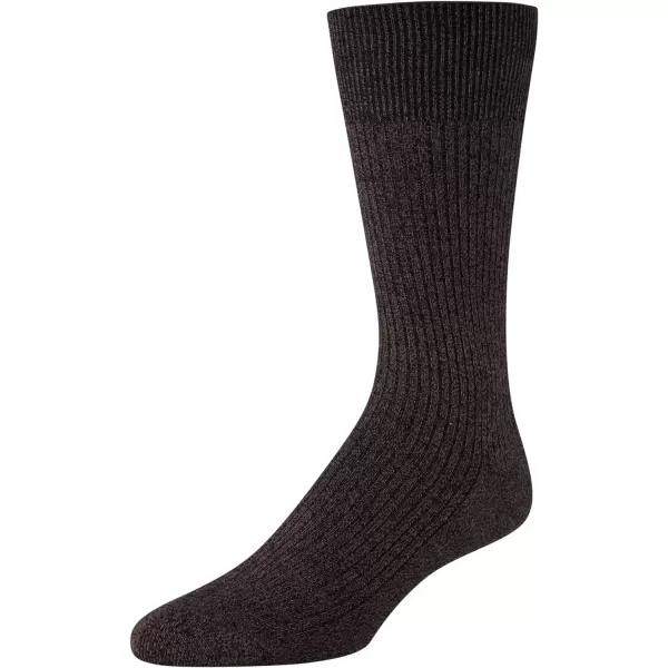 Calvin Klein Mens Dress Socks  Lightweight Cotton Blend Crew Socks 4 PackGrey