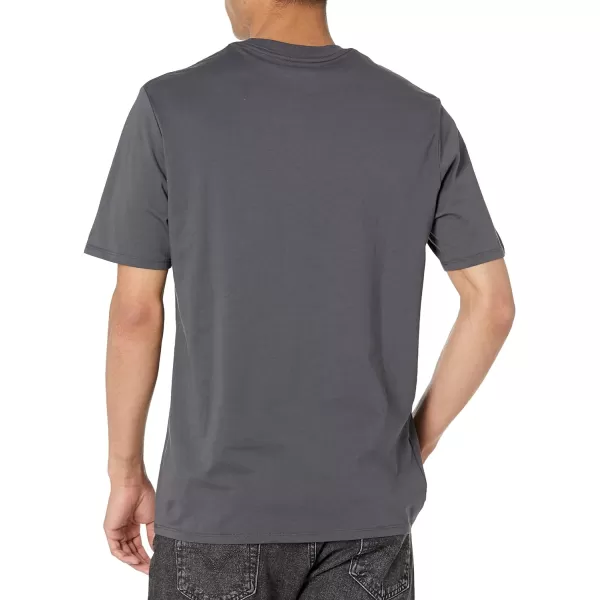 Calvin Klein Mens Dusted Gradient Box Logo Crewneck TShirtForged Iron