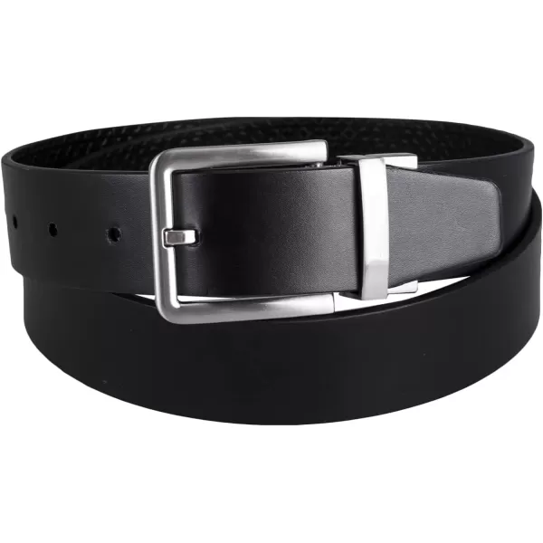 Calvin Klein Mens Everyday Versatile TwoInOne Reversible BeltDark BlackDark Black