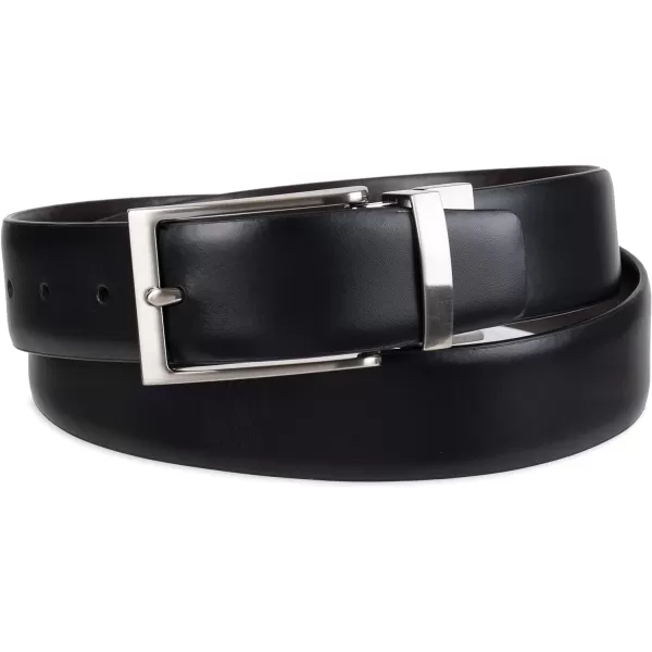 Calvin Klein Mens Everyday Versatile TwoInOne Reversible BeltDeep BlackBrown