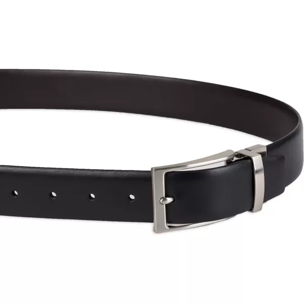 Calvin Klein Mens Everyday Versatile TwoInOne Reversible BeltDeep BlackBrown