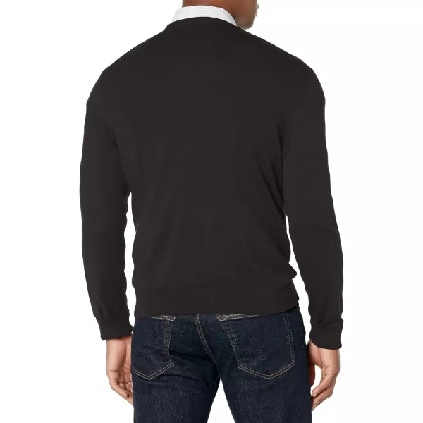 Calvin Klein Mens Extra Fine Merino Wool SweaterBlack