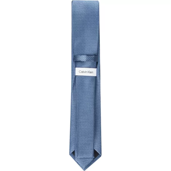 Calvin Klein Mens HC Modern Gingham TieBlue Gingham