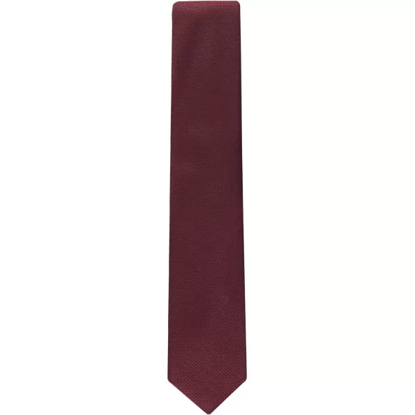 Calvin Klein Mens HC Modern Gingham TieBurgundy Gingham