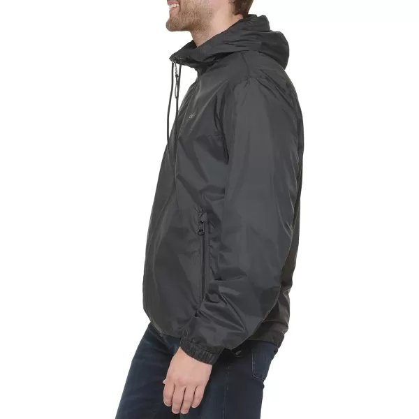 Calvin Klein Mens Hooded WindbreakerBlack