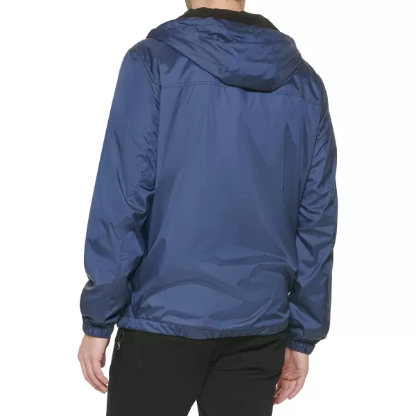 Calvin Klein Mens Hooded WindbreakerNavy