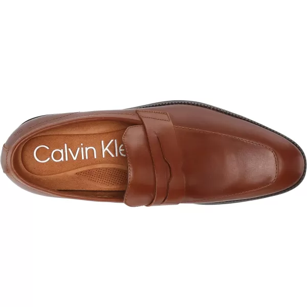 Calvin Klein Mens Jay LoaferBrown Leather 210