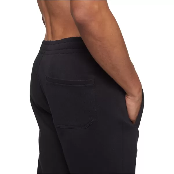 Calvin Klein Mens Logo French Terry JoggersBlack Beauty