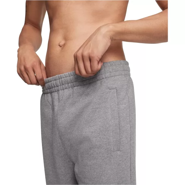Calvin Klein Mens Logo French Terry JoggersMedium Grey Heather