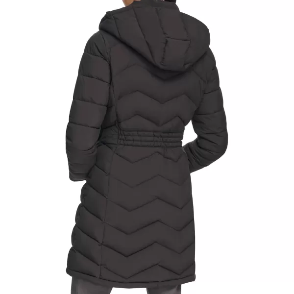 Calvin Klein Mens Long BibFront LightWeight JacketBlack