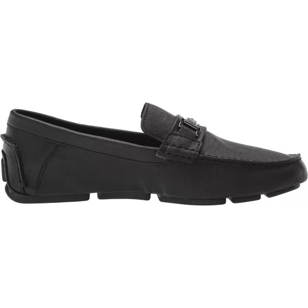 Calvin Klein Mens Magnus SlipOn LoaferBlack Weave Emboss 001