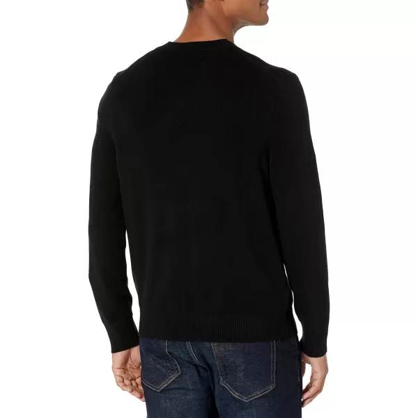 Calvin Klein Mens Merino Wool Blend VNeck SweaterBlack