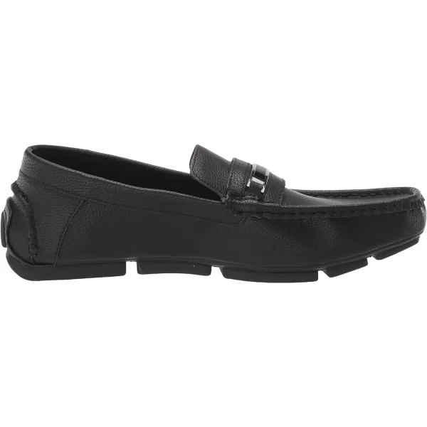 Calvin Klein Mens Merve Driving Style LoaferBlack Tumbled Leather 967