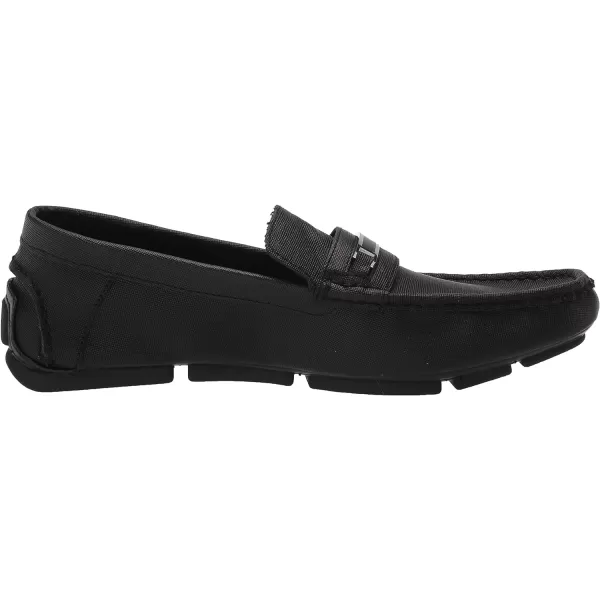 Calvin Klein Mens Merve Driving Style LoaferBlack Weave Emboss 978