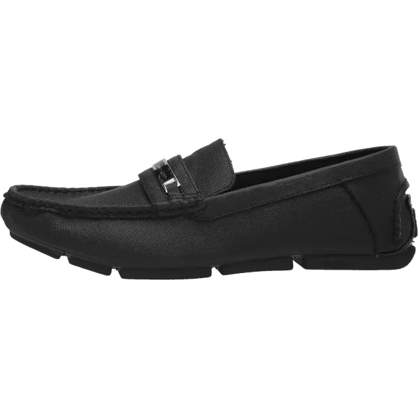 Calvin Klein Mens Merve Driving Style LoaferBlack Weave Emboss 978