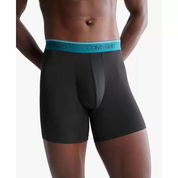 Calvin Klein Mens Micro Stretch 3Pack Boxer BriefBlack Bodies W Black  Arona  Chesapeake Bay Wb