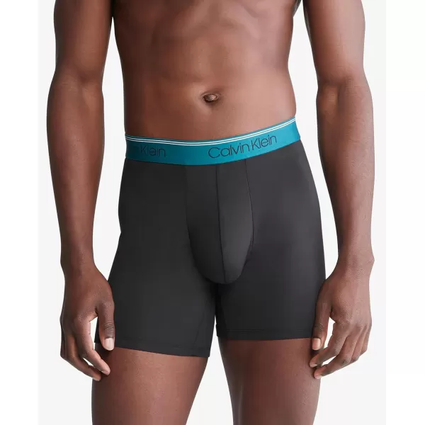 Calvin Klein Mens Micro Stretch 3Pack Boxer BriefBlack Bodies W Black  Arona  Chesapeake Bay Wb
