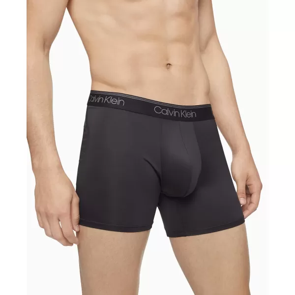 Calvin Klein Mens Micro Stretch 5Pack Boxer BriefPonderosa Pine Galaxy Grey Black Kewl Lime Natural Grey