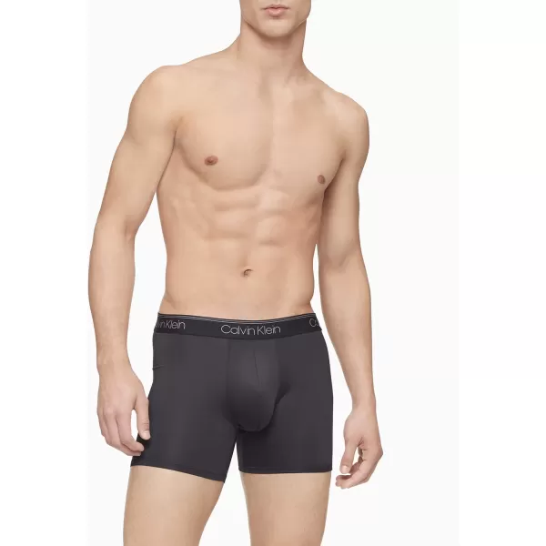 Calvin Klein Mens Micro Stretch 5Pack Boxer BriefPonderosa Pine Galaxy Grey Black Kewl Lime Natural Grey