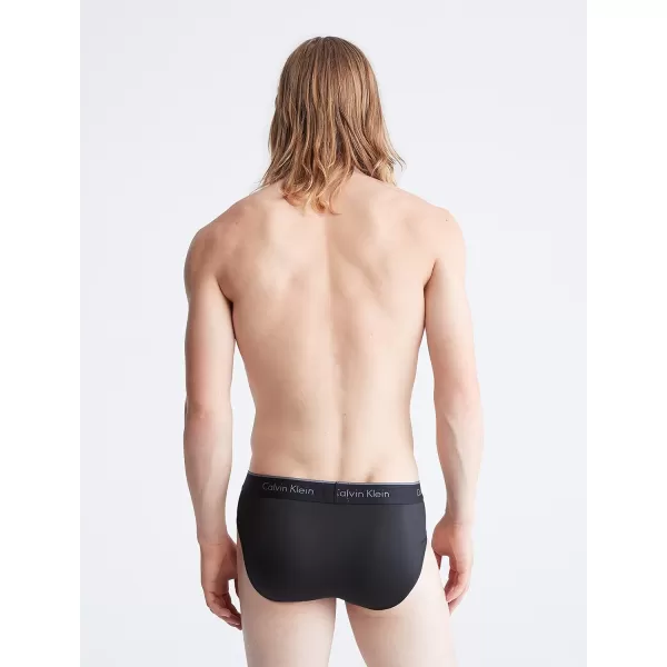 Calvin Klein Mens Micro Stretch 7Pack Hip Brief7 Black