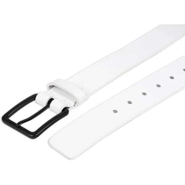 Calvin Klein Mens Modern Casual Jean BeltWhite