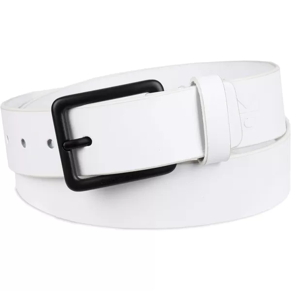 Calvin Klein Mens Modern Casual Jean BeltWhite