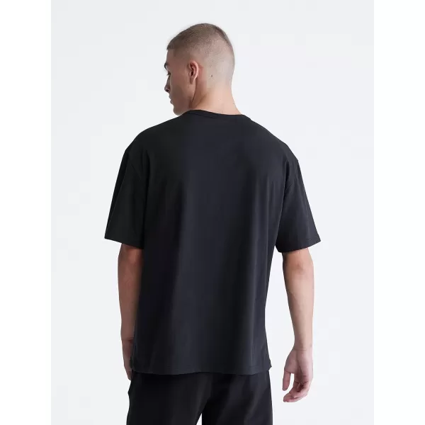 Calvin Klein Mens Modern Cotton Lounge Crewneck TShirtBlack