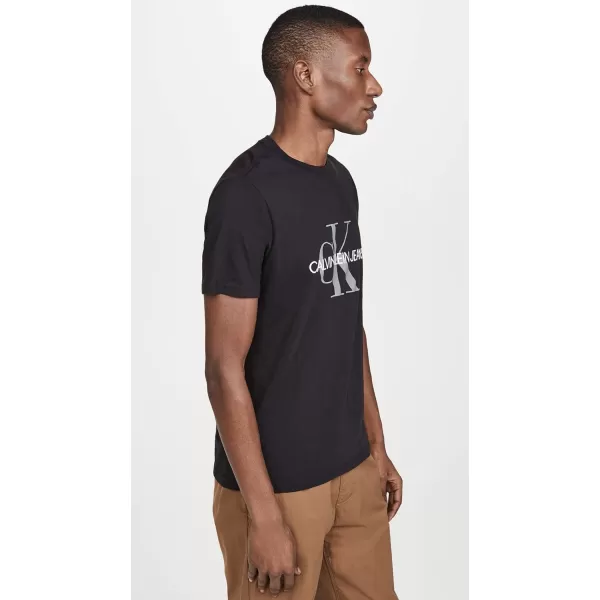 Calvin Klein Mens Monogram Ck Jeans Crewneck TShirtBlack Ck Jeans